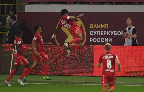 Football. Russian Super Cup. Spartak vs. Lokomotiv