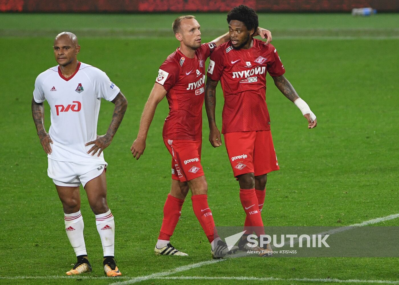 Football. Russian Super Cup. Spartak vs. Lokomotiv