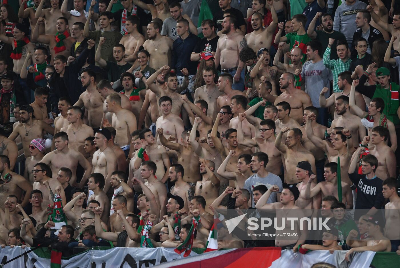 Football. Russian Super Cup. Spartak vs. Lokomotiv