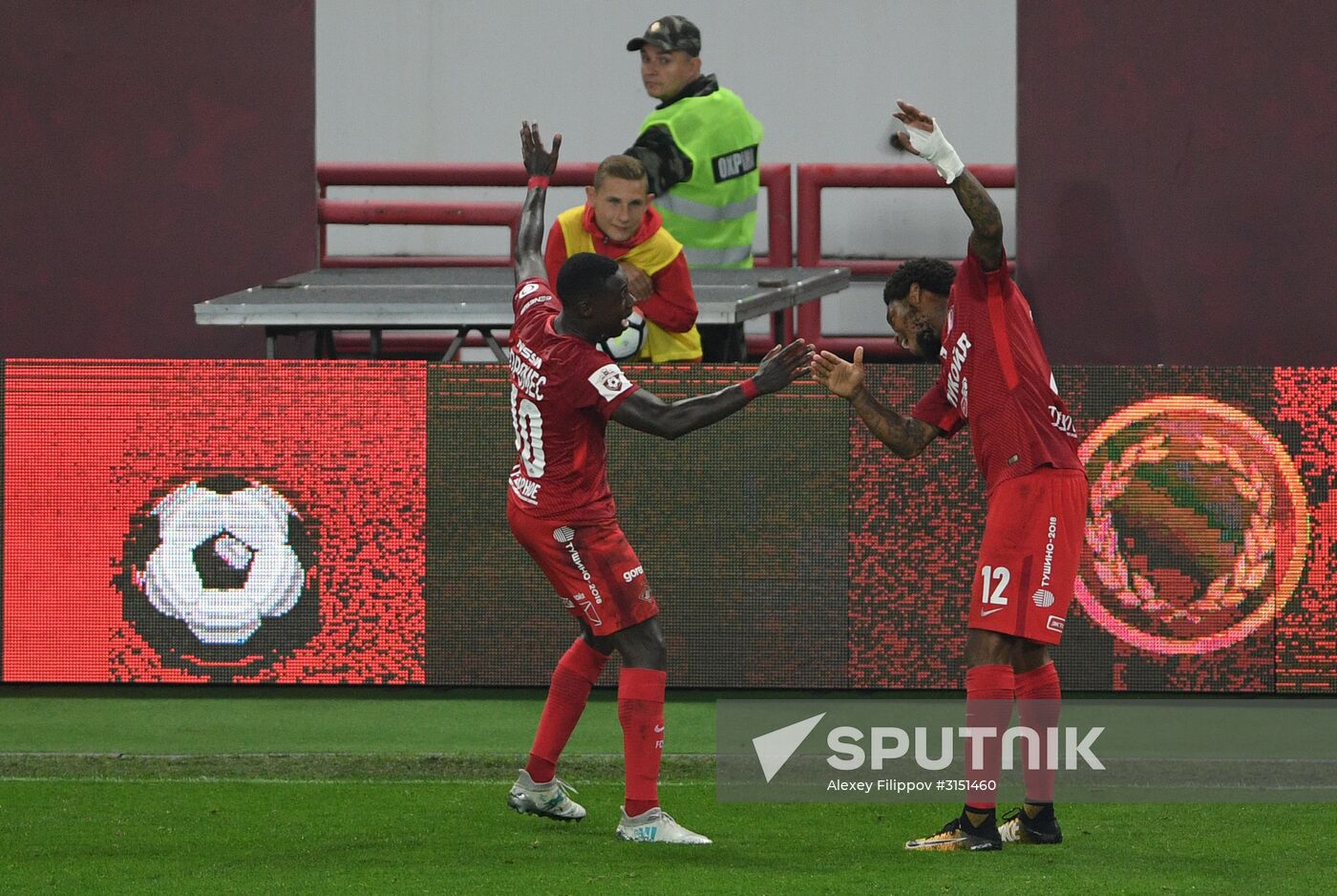 Football. Russian Super Cup. Spartak vs. Lokomotiv