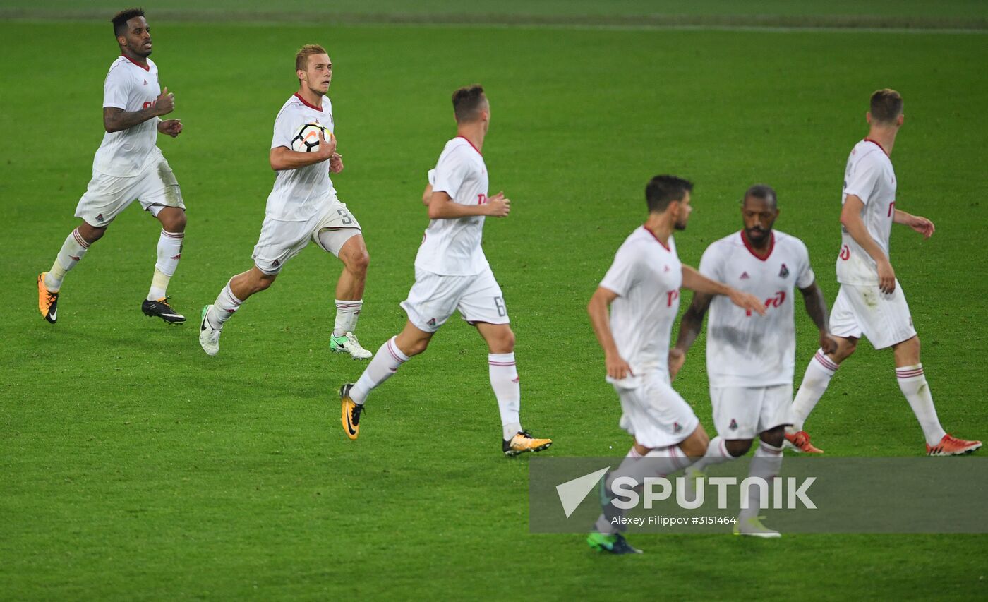 Football. Russian Super Cup. Spartak vs. Lokomotiv