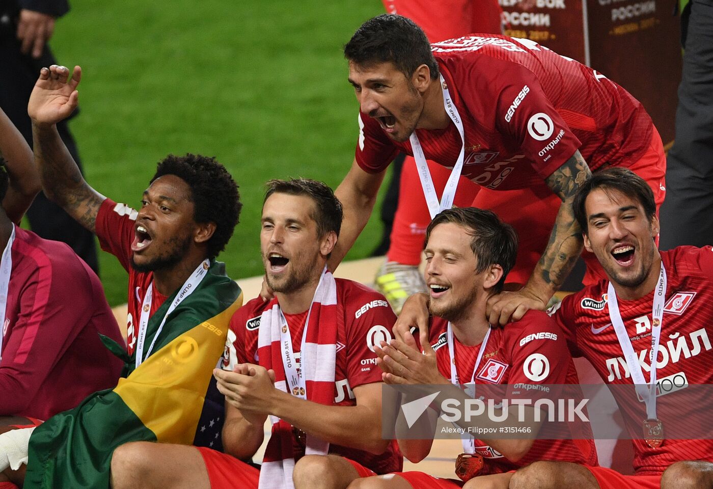 Football. Russian Super Cup. Spartak vs. Lokomotiv