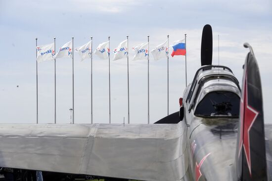 Preparations for opening of Maks 2017 International Aviation and Space Salon
