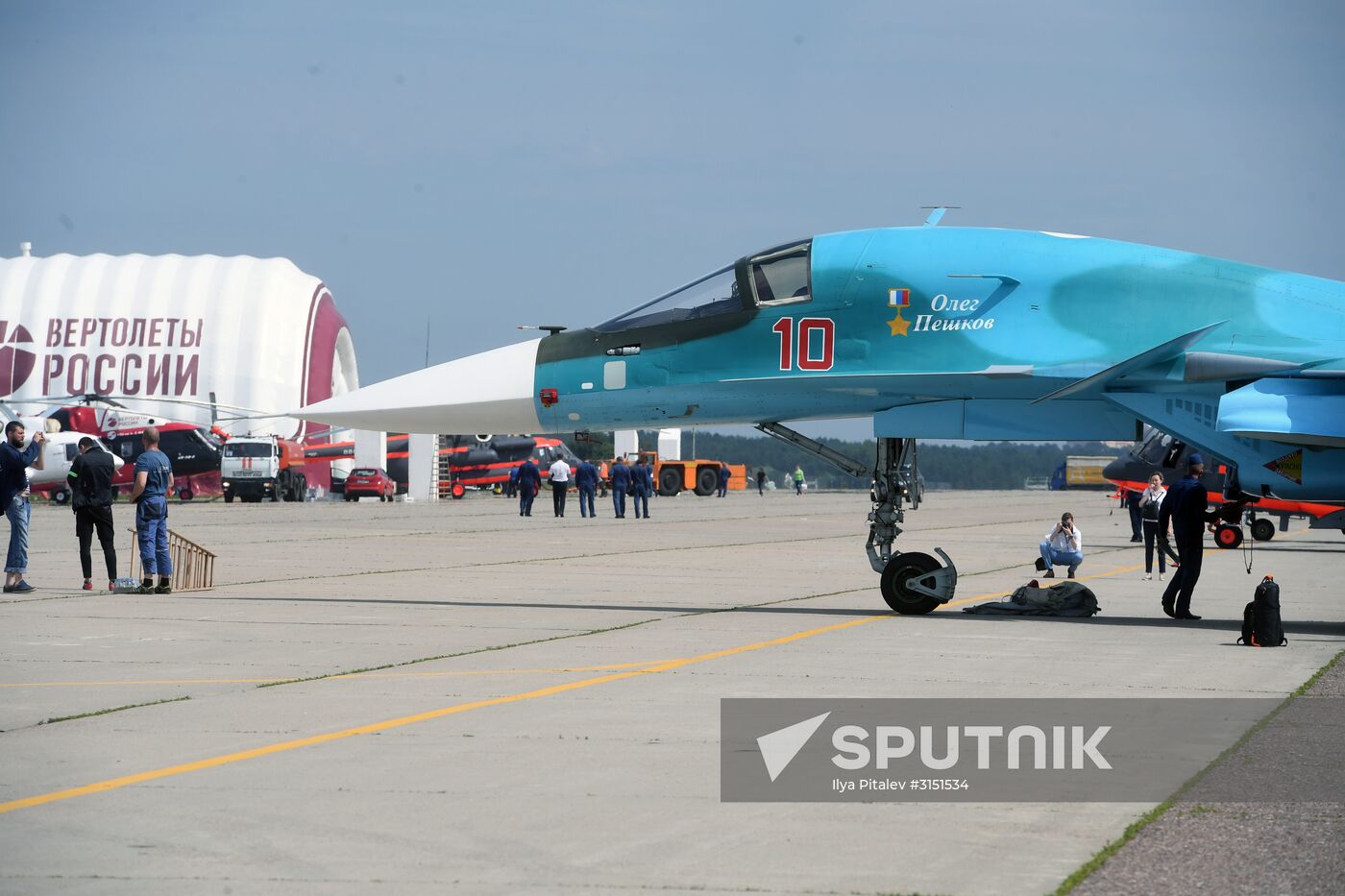 Preparations for opening of Maks 2017 International Aviation and Space Salon