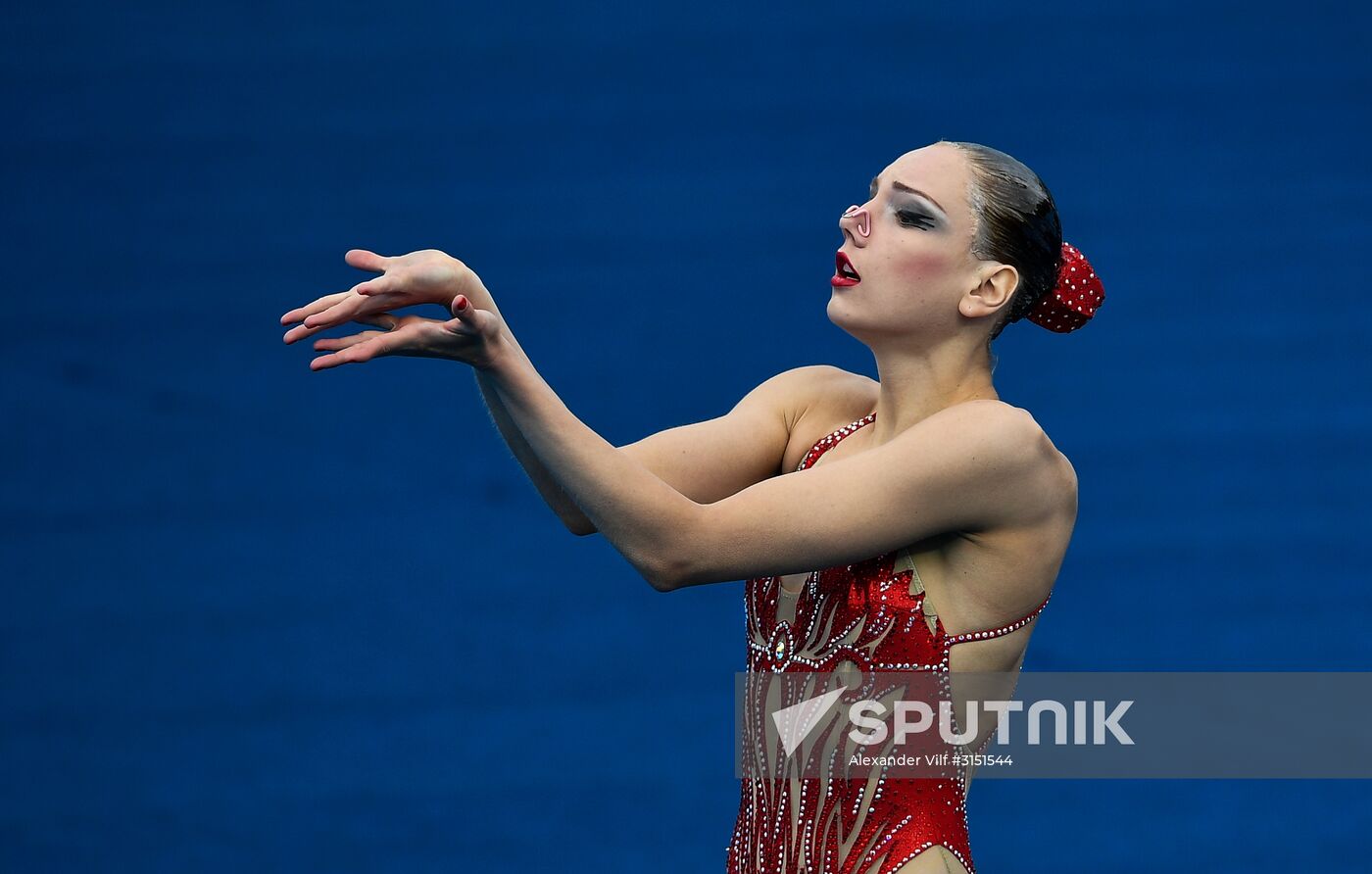 17th FINA World Championships. Synchronized Swimming. Solo. Technical program. Final