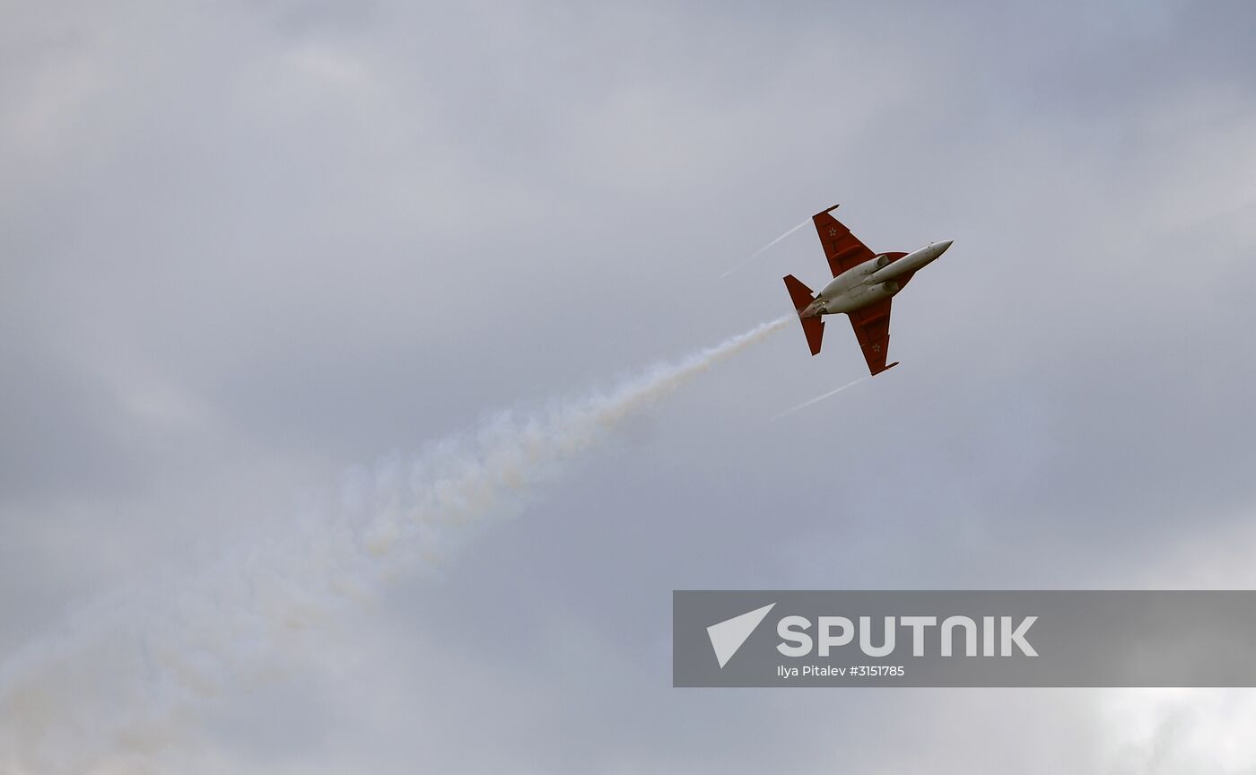 Preparations for opening of Maks 2017 International Aviation and Space Salon