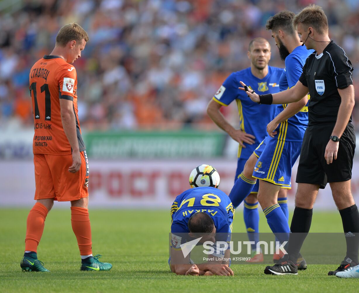 Football. Russian Premier League. Ural vs. Rostov