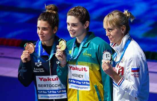 2017 FINA World Championships. Diving. Women's 1m springboard. Final