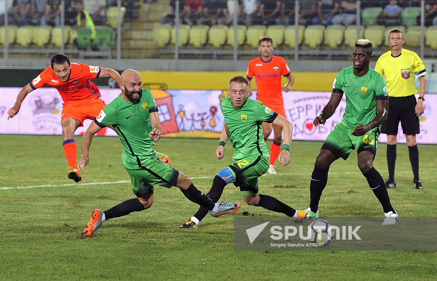 Russian Football Premier League. Anzhi vs. CSKA