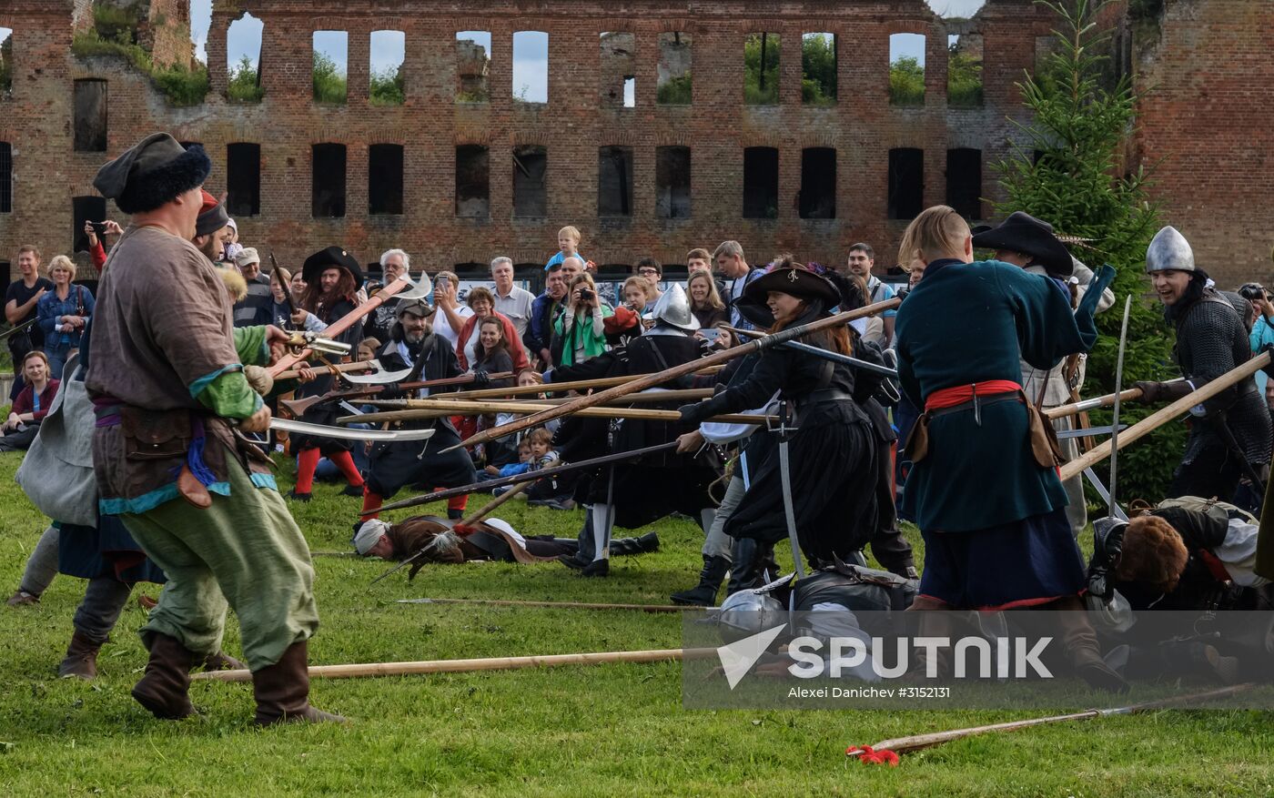 The Guardian in the Source of the Neva historical festival in Leningrad Region