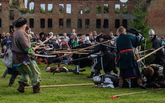 The Guardian in the Source of the Neva historical festival in Leningrad Region