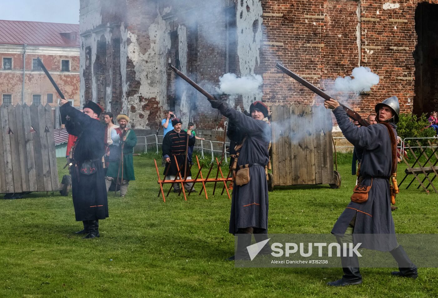 The Guardian in the Source of the Neva historical festival in Leningrad Region