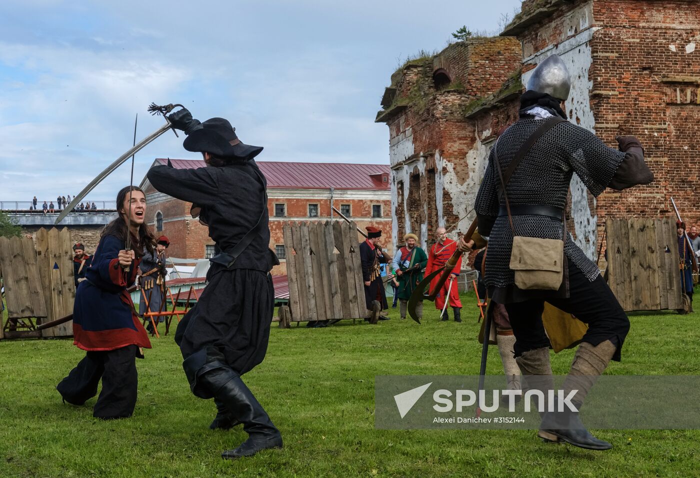 The Guardian in the Source of the Neva historical festival in Leningrad Region