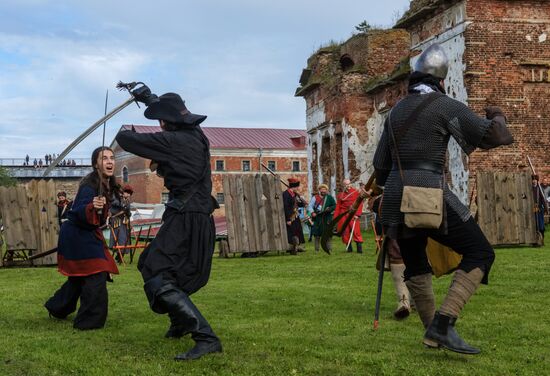 The Guardian in the Source of the Neva historical festival in Leningrad Region