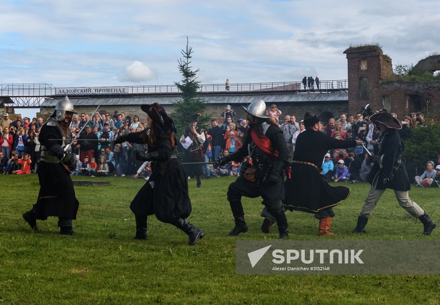 The Guardian in the Source of the Neva historical festival in Leningrad Region