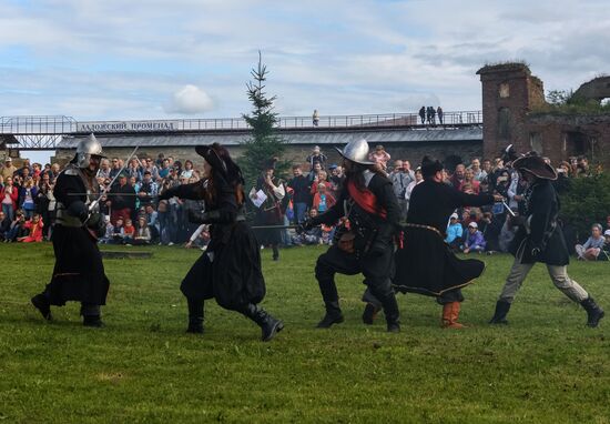 The Guardian in the Source of the Neva historical festival in Leningrad Region