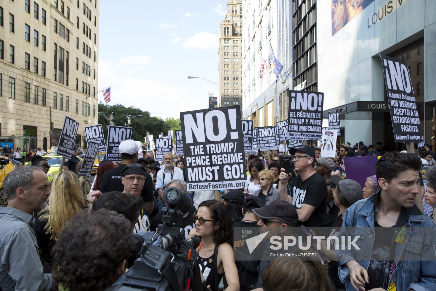 Protest against Donald Trump in the United States of America