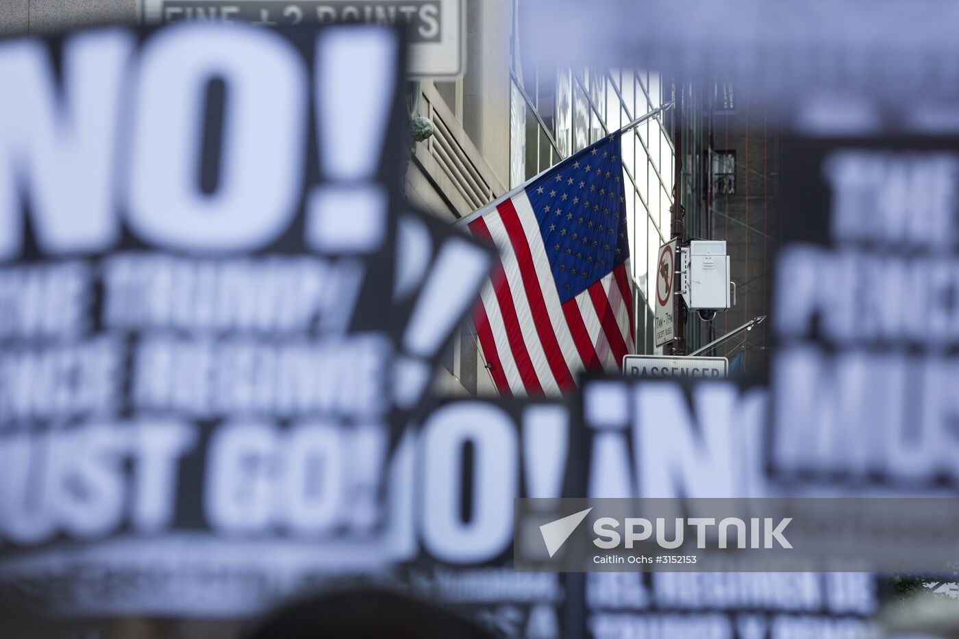 Protest against Donald Trump in the United States of America