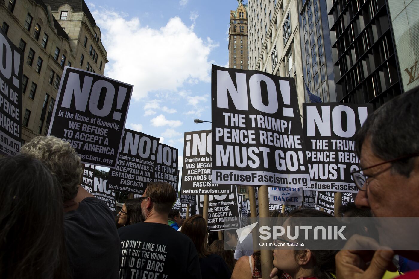 Protest against Donald Trump in the United States of America