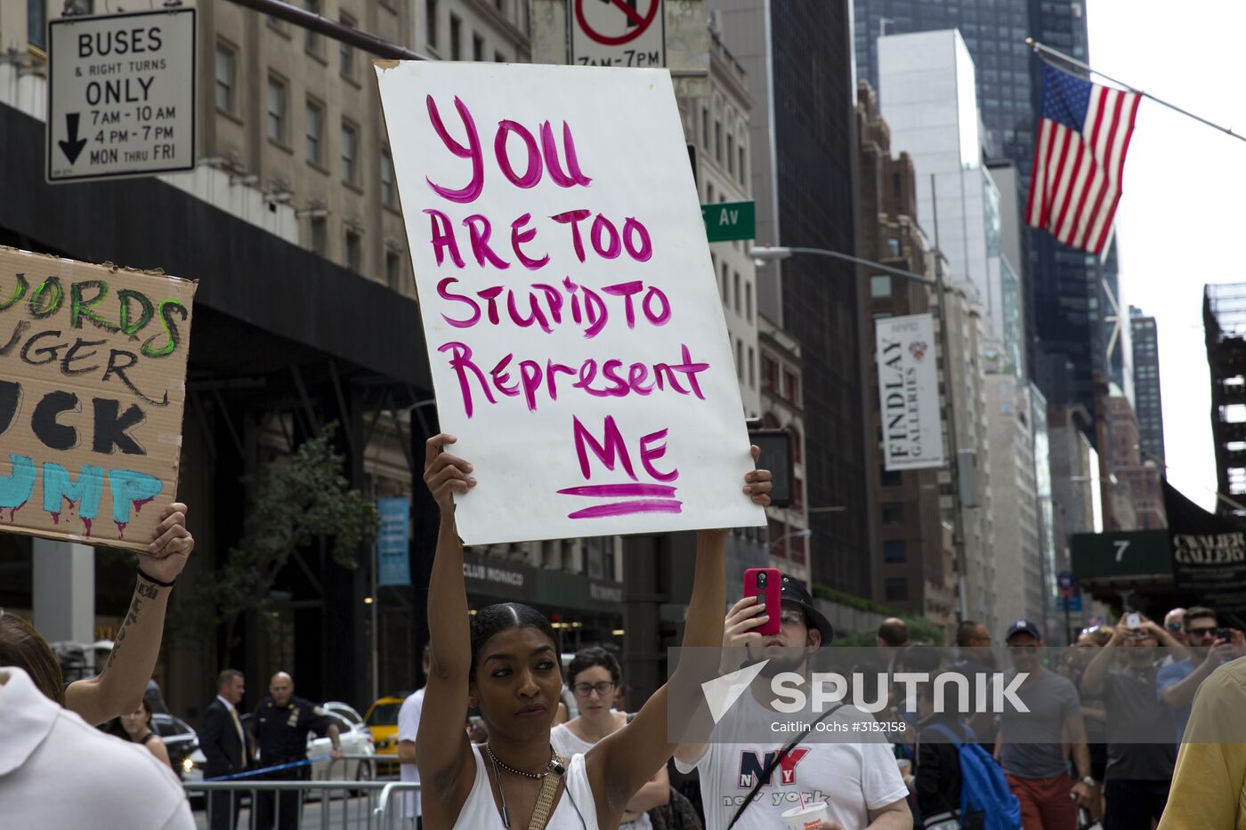 Protest against Donald Trump in the United States of America