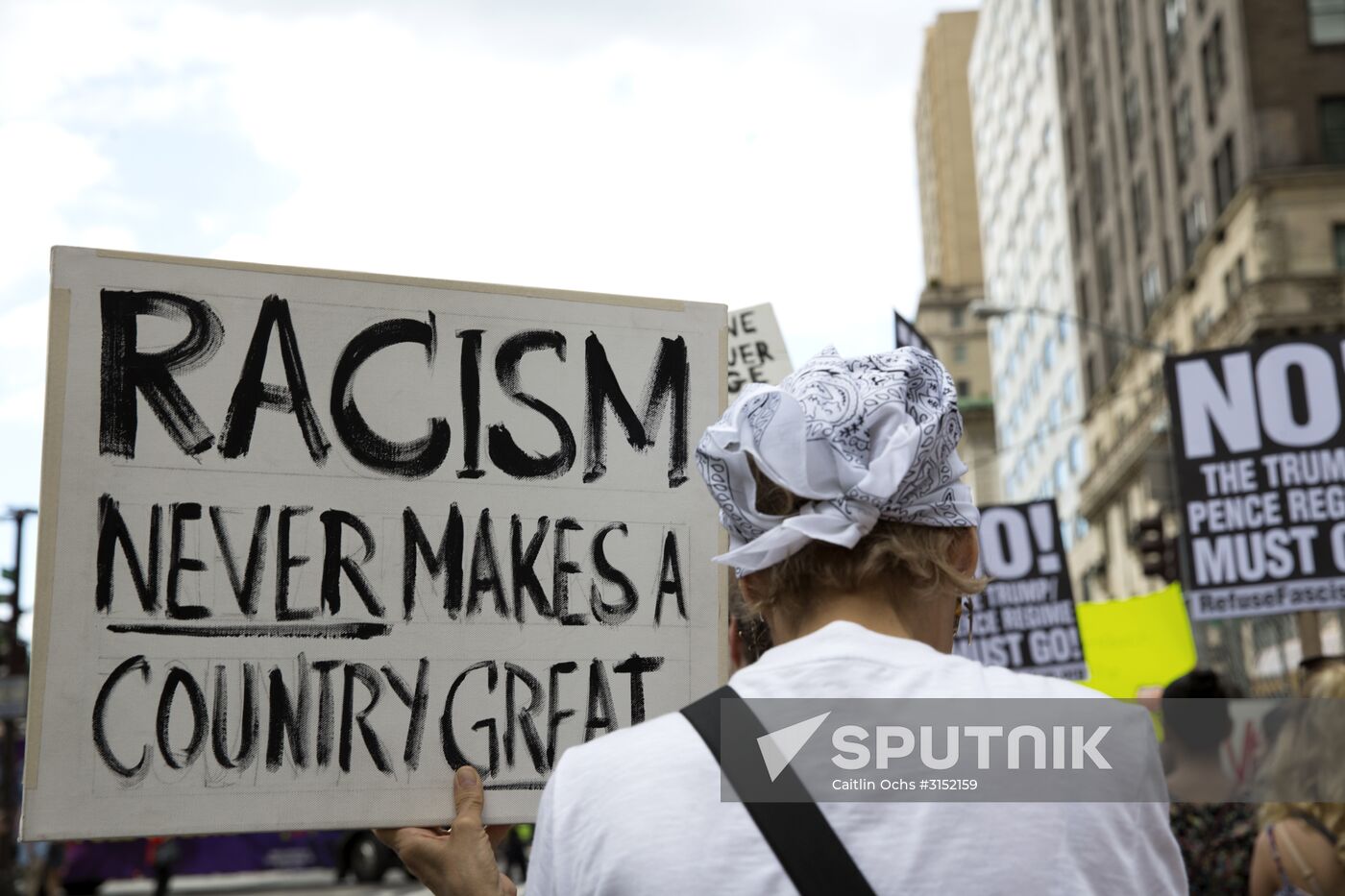 Protest against Donald Trump in the United States of America