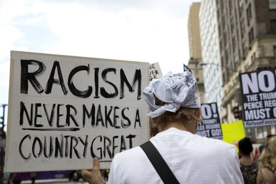 Protest against Donald Trump in the United States of America