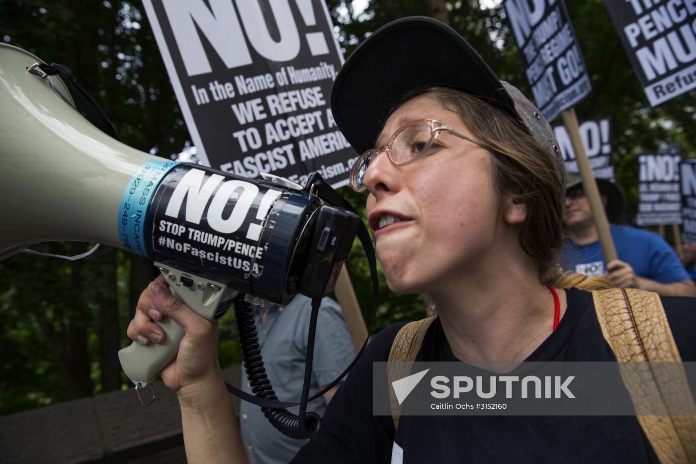 Protest against Donald Trump in the United States of America