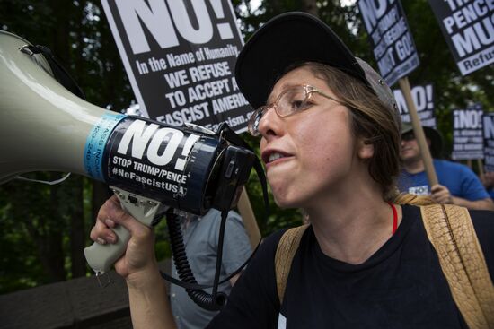 Protest against Donald Trump in the United States of America