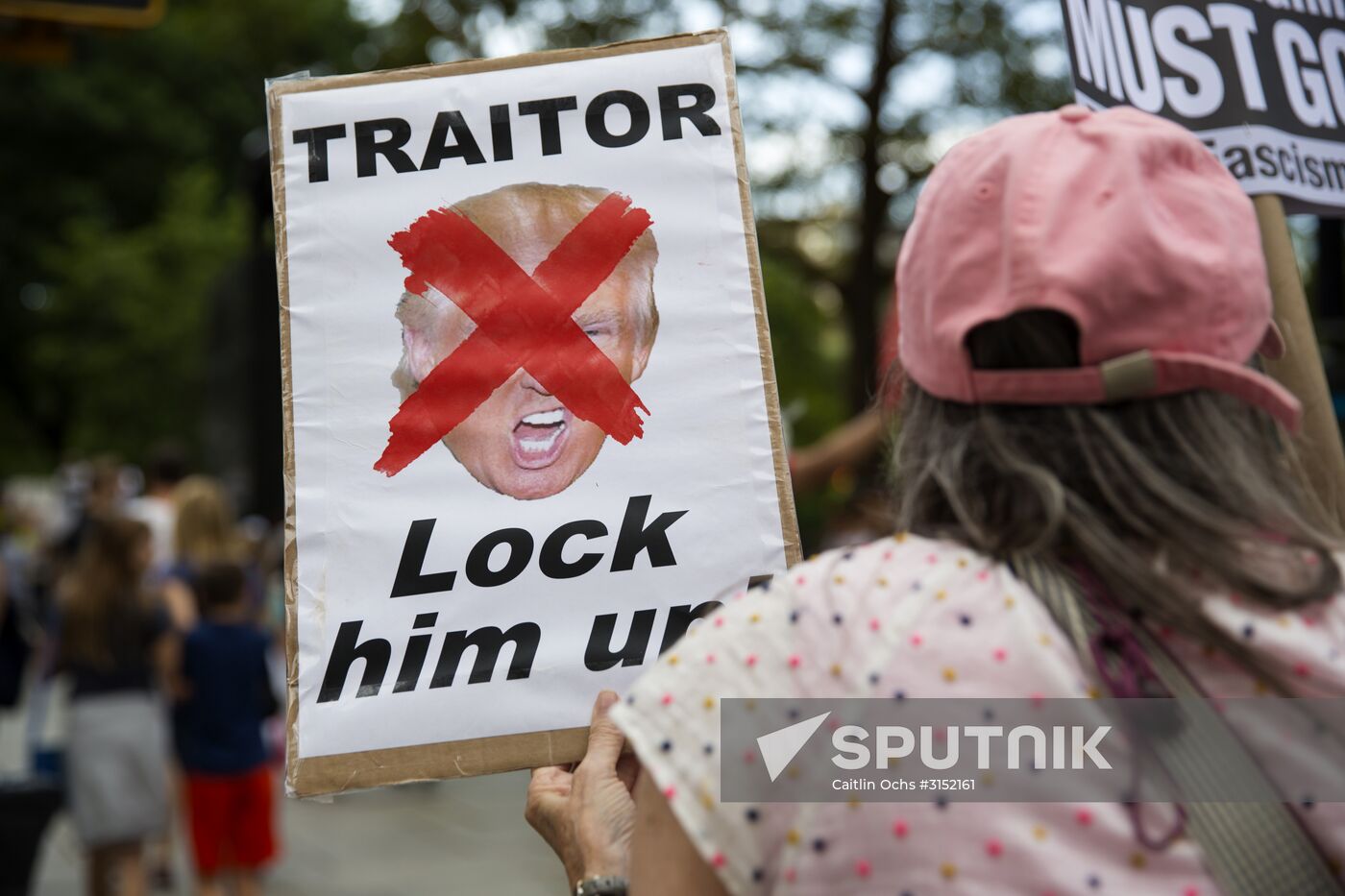 Protest against Donald Trump in the United States of America
