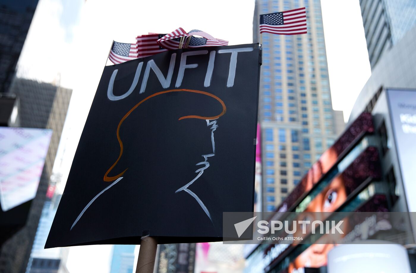 Protest against Donald Trump in the United States of America