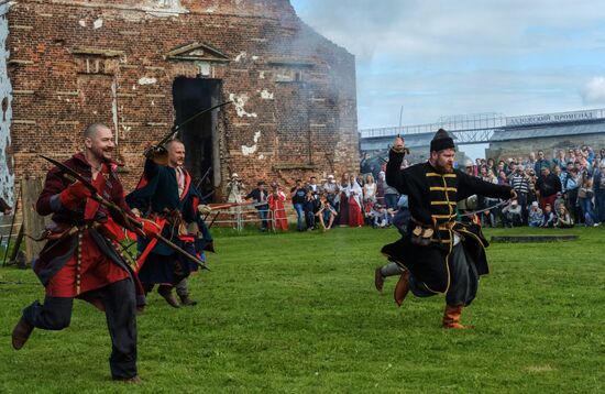 The Guardian in the Source of the Neva historical festival in Leningrad Region