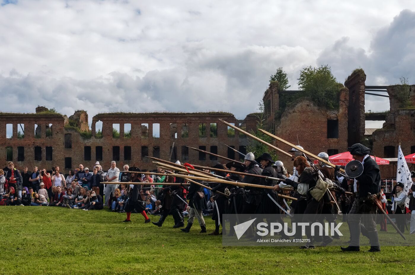 The Guardian in the Source of the Neva historical festival in Leningrad Region