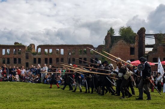 The Guardian in the Source of the Neva historical festival in Leningrad Region