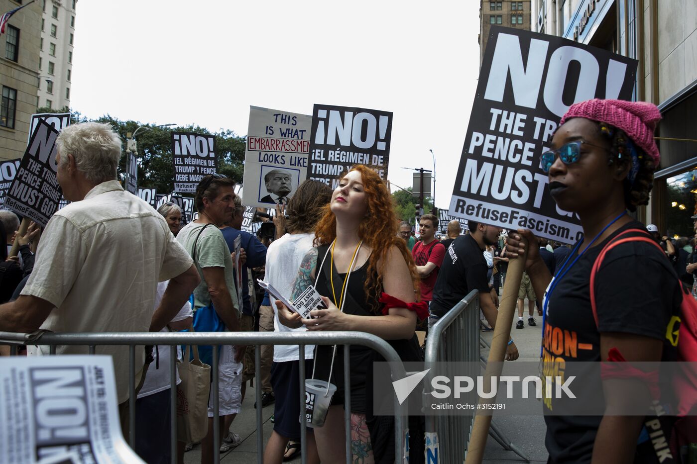 Protest against Donald Trump in the United States of America