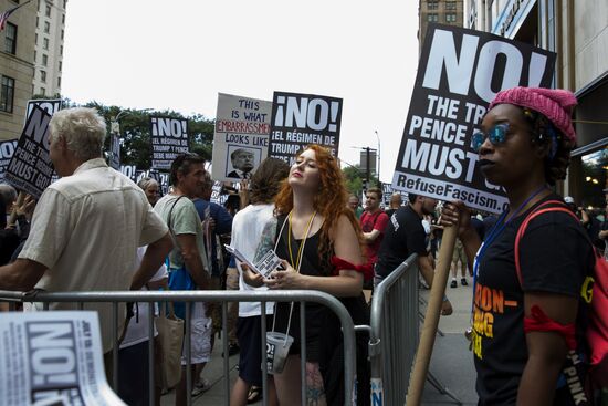 Protest against Donald Trump in the United States of America