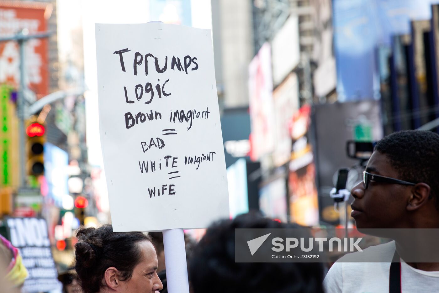 Protest against Donald Trump in the United States of America