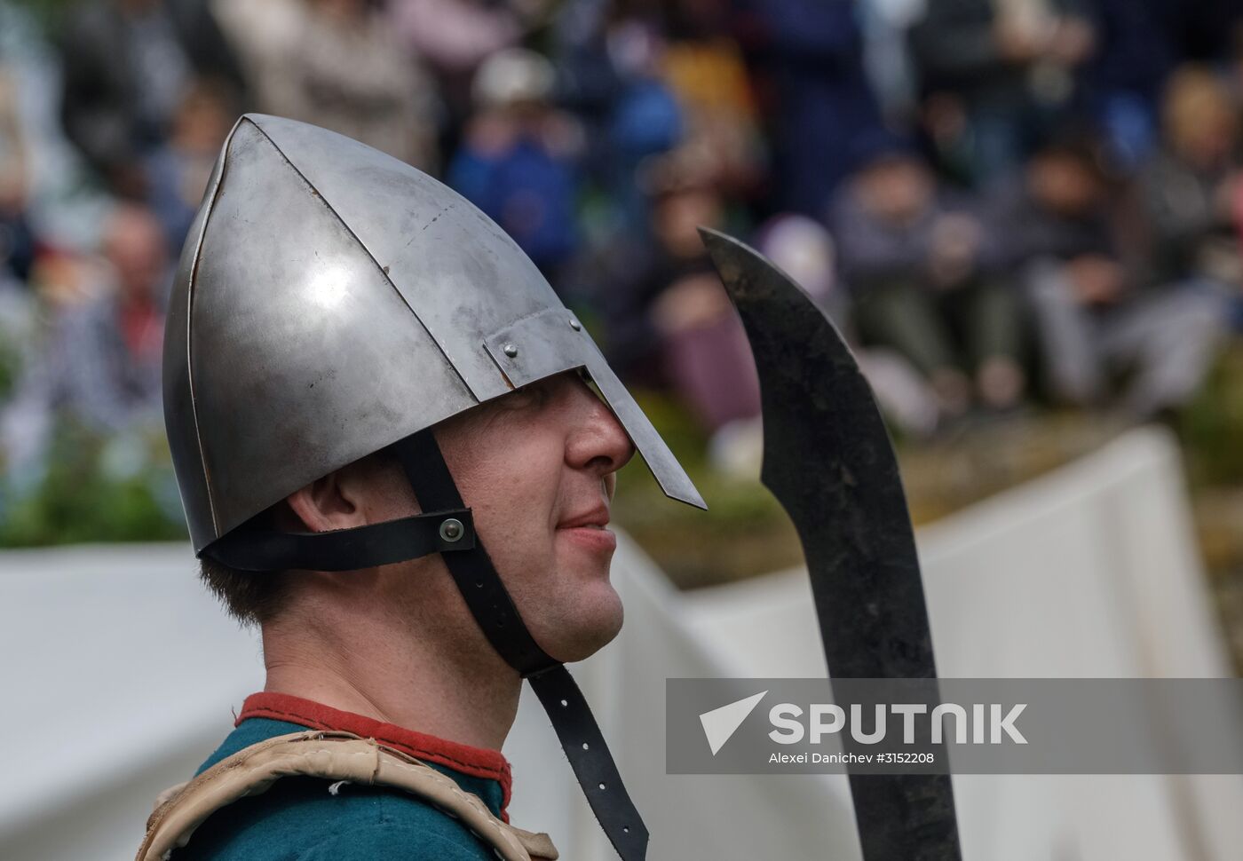 The Guardian in the Source of the Neva historical festival in Leningrad Region