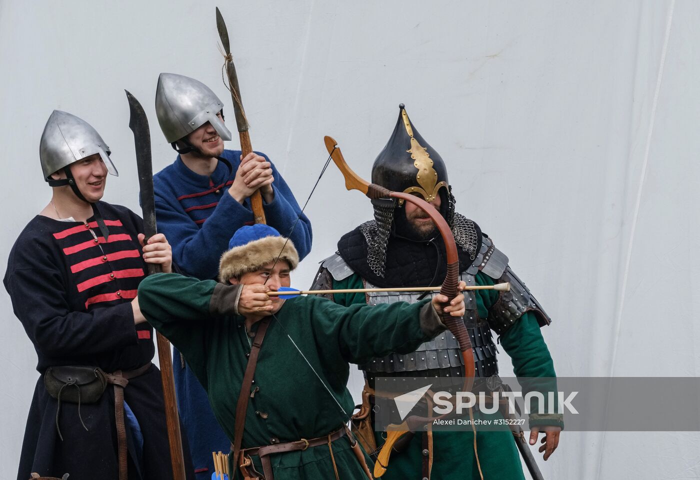 The Guardian in the Source of the Neva historical festival in Leningrad Region