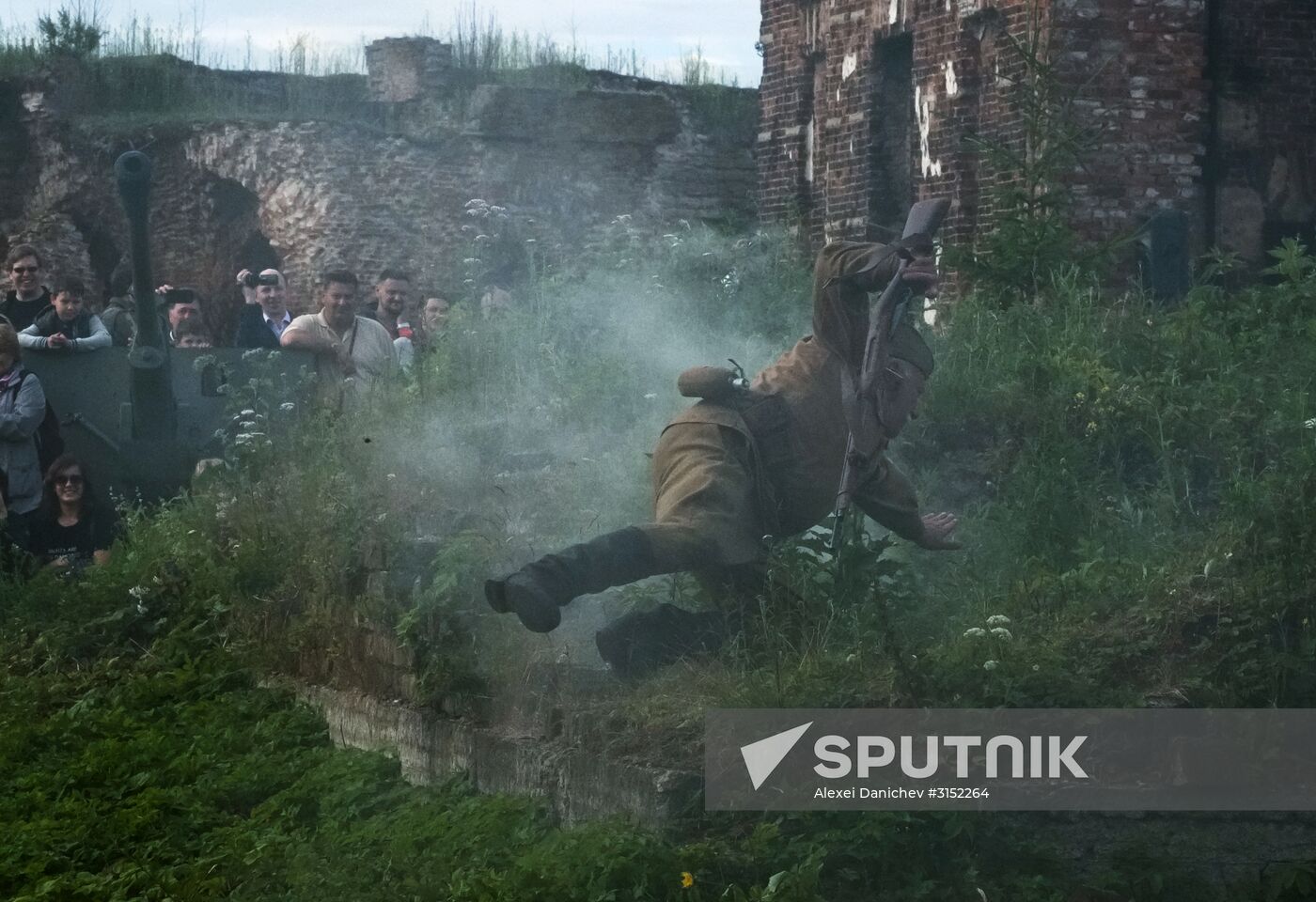 The Guardian in the Source of the Neva historical festival in Leningrad Region