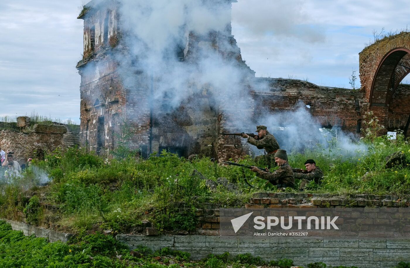 The Guardian in the Source of the Neva historical festival in Leningrad Region