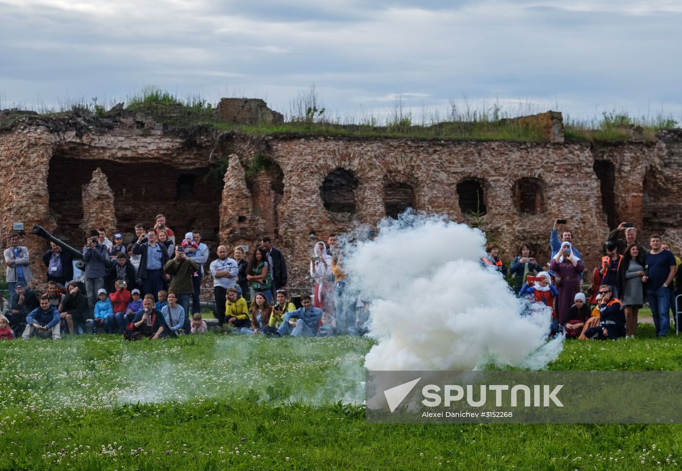 The Guardian in the Source of the Neva historical festival in Leningrad Region