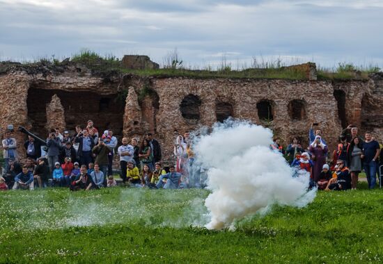 The Guardian in the Source of the Neva historical festival in Leningrad Region