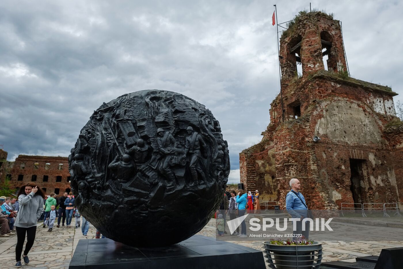 The Guardian in the Source of the Neva historical festival in Leningrad Region