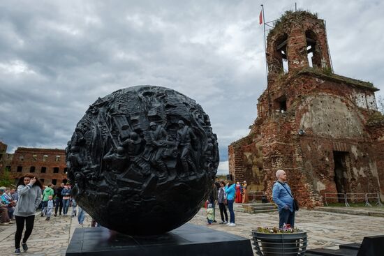 The Guardian in the Source of the Neva historical festival in Leningrad Region