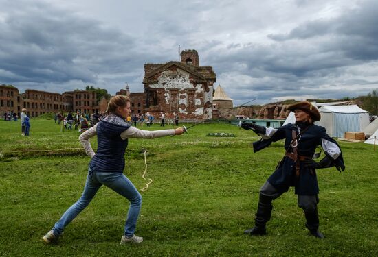 The Guardian in the Source of the Neva historical festival in Leningrad Region