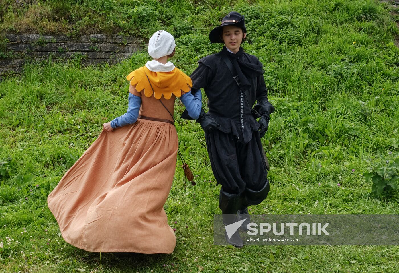 The Guardian in the Source of the Neva historical festival in Leningrad Region