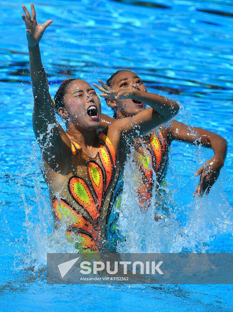 17th FINA World Championships. Synchronized Swimming. Women Duet Technical. Final