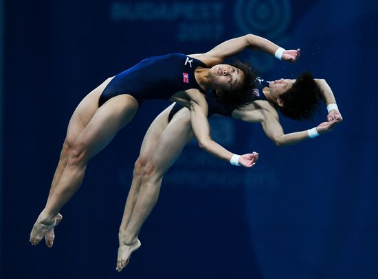 2017 FINA World Championships. Diving. Women's synchronized 10m platform. Final