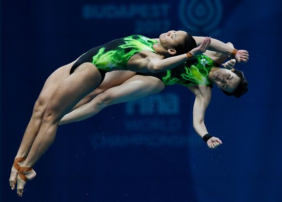 2017 FINA World Championships. Diving. Women's synchronized 10m platform. Final