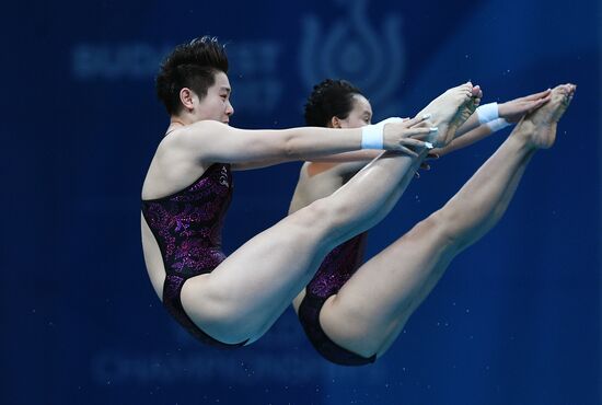 2017 FINA World Championships. Diving. Women's synchronized 10m platform. Final